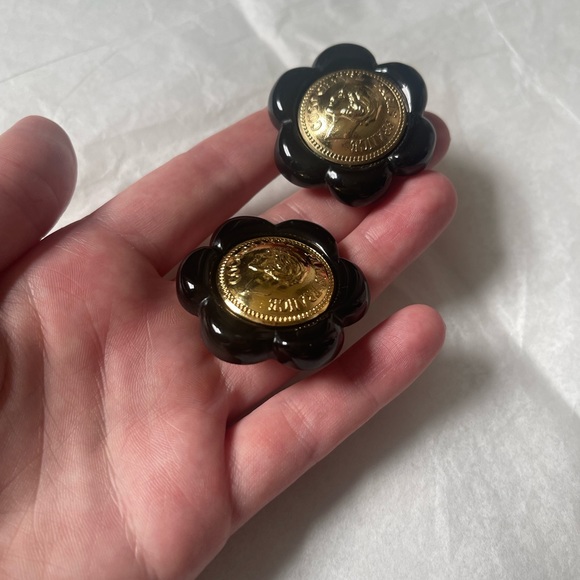 Chanel Coco Mademoiselle Coin Clip on Earrings - Picture 6 of 8